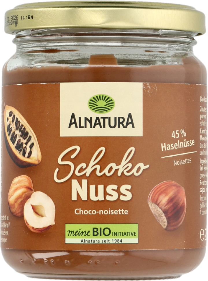 ALNATURA, , Bio czekoladowy krem, Orzech laskowy, 250 g | Drogeria