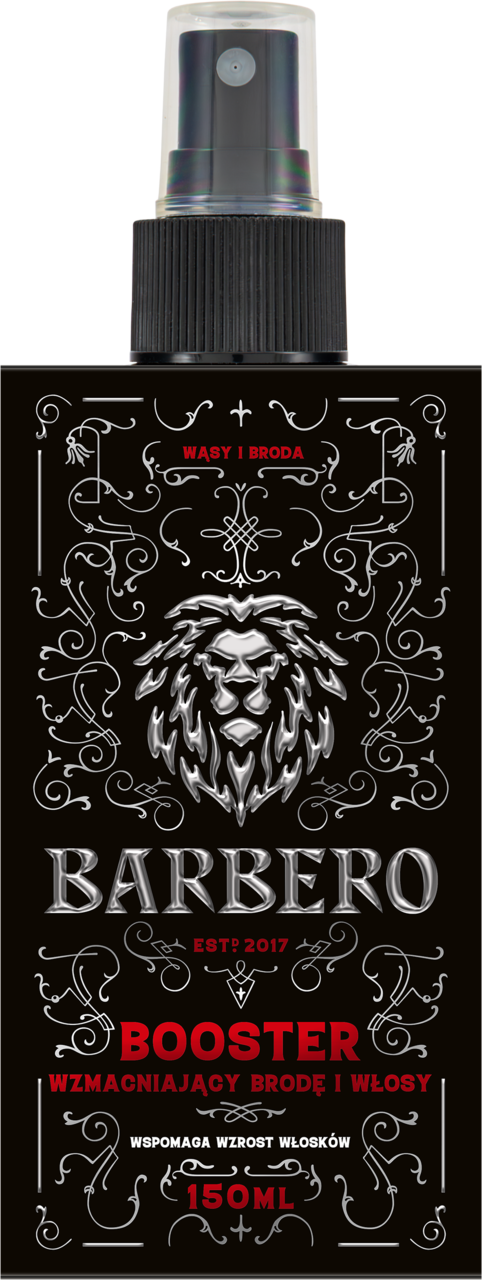 BARBERO, booster do brody i włosów, wzmacniający, 150 ml