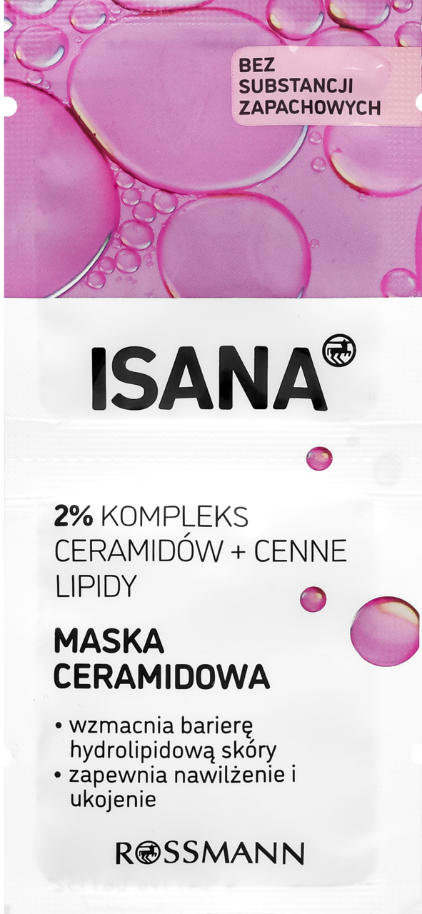 ISANA, Love Your Skin, maseczka do twarzy, Ceramidowa, 2 x 8 ml