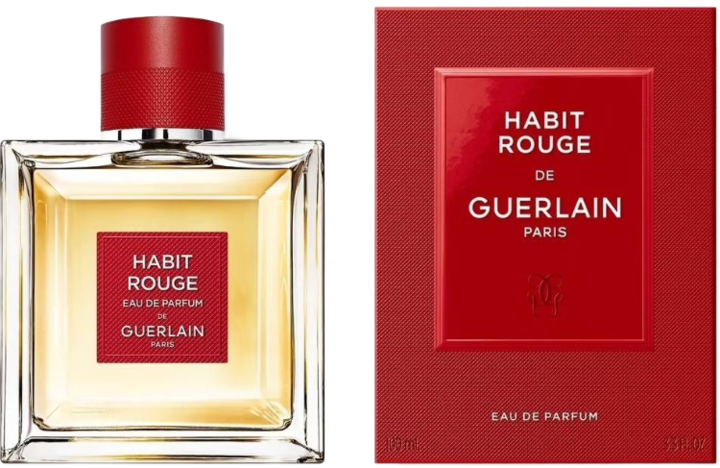 香水(男性用) Guerlain Habit Rouge Eau de Toilette 100 GUERLAIN, Habit Rouge , woda perfumowana dla mężczyzn, 100