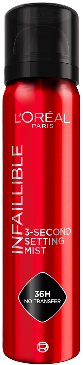 L'ORÉAL PARIS, Infaillible 3-Second, mgiełka utrwalająca makijaż, 75 ml