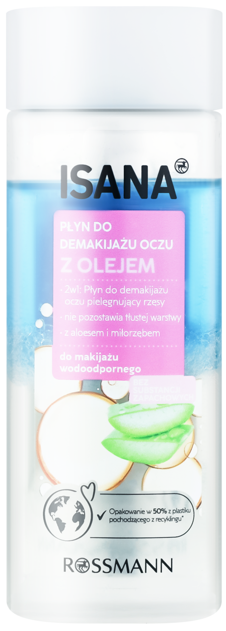 ISANA, płyn do demakijażu oczu, dwufazowy, 100 ml