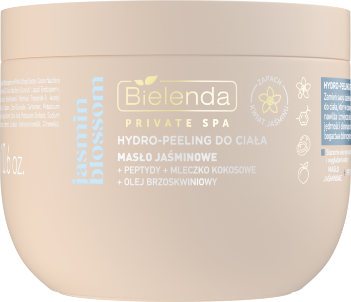 BIELENDA, Private SPA, hydro-peeling do ciała, Jasmin Blossom, 300 g