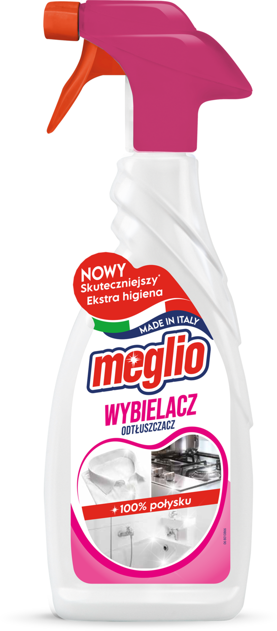 MEGLIO, środek do czyszczenia powierzchni, odtłuszczacz + wybielacz, 650 ml