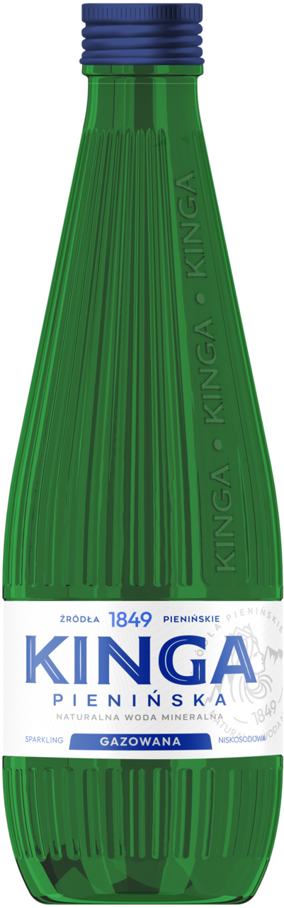 KINGA PIENIŃSKA, woda mineralna, gazowana, naturalna, 330 ml