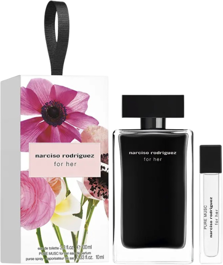 NARCISO RODRIGUEZ, zestaw dla kobiet, woda toaletowa For Her 100ml