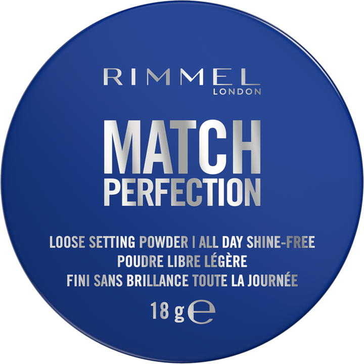 RIMMEL, Match Perfection, puder do twarzy, sypki, transparentny, 18 g