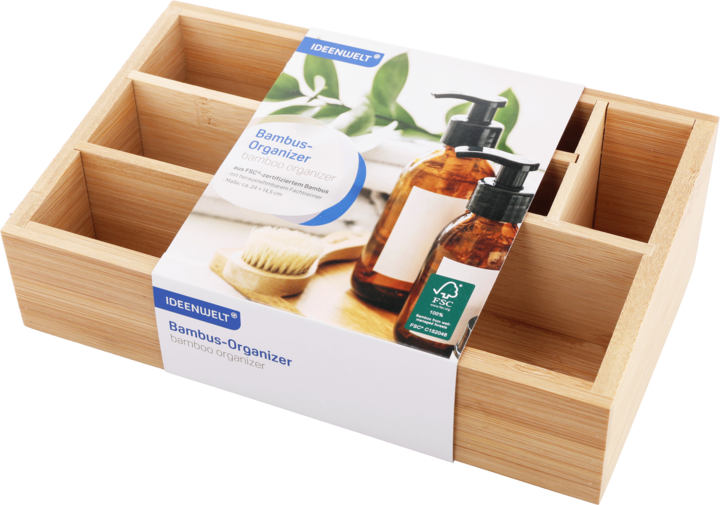 IDEENWELT, , organizer azienkowy, bambusowy, 1 szt. | Drogeria Rossmann.pl