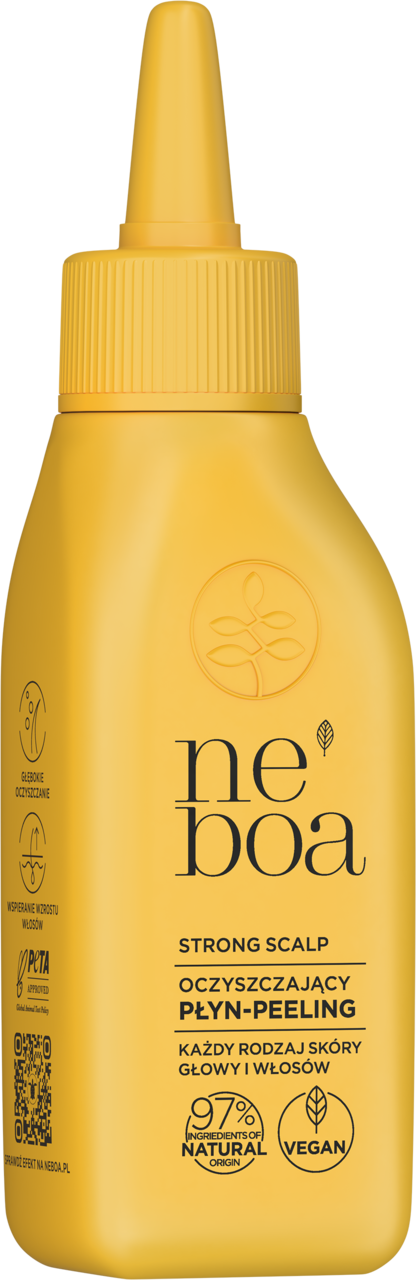 NEBOA, Strong Scalp, płyn-peeling do skóry głowy, do każdego rodzaju skóry głowy i włosów, oczyszczający, 100 ml