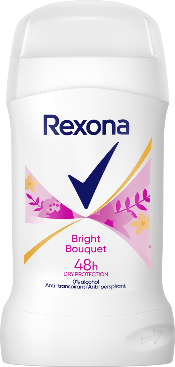REXONA, Bright Bouquet, antyperspirant w sztyfcie, dla kobiet, 48h, 50 ml