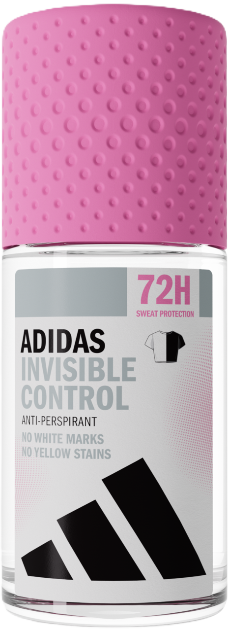 ADIDAS, Invisible Control, antyperspirant w kulce, 72h, 50 ml