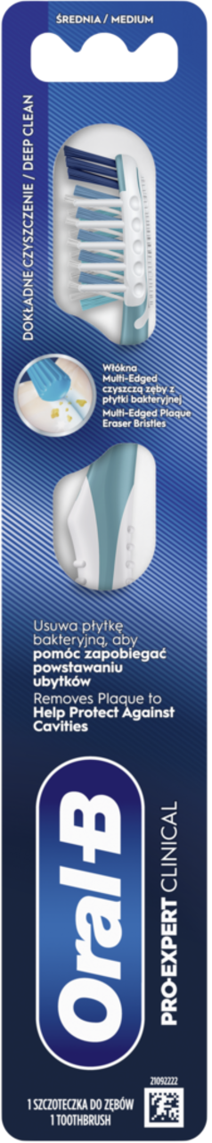 ORAL-B, Pro-Expert  Clinical, szczoteczka do zębów, Deep Clean, 1 szt.