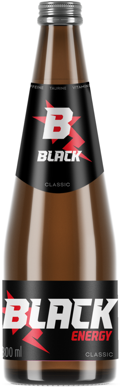 BLACK, Energy, napój energetyczny, Classic, 300 ml