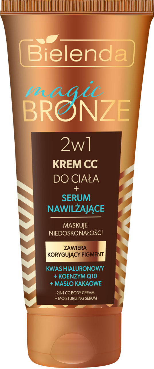 BIELENDA, Magic Bronze, krem CC do ciała + serum nawilżające, 2w1, 150 ml