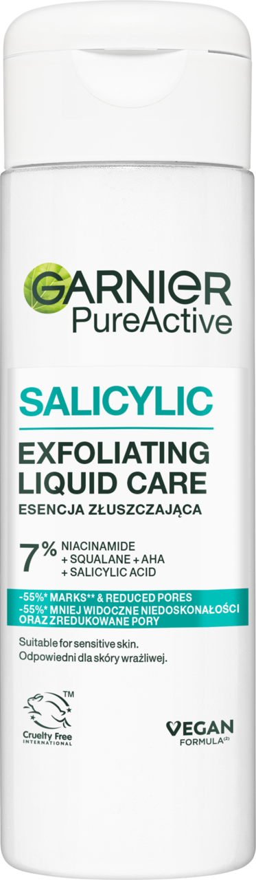 GARNIER, Pure Active Salicylic, esencja do twarzy, złuszczająca, 120 ml