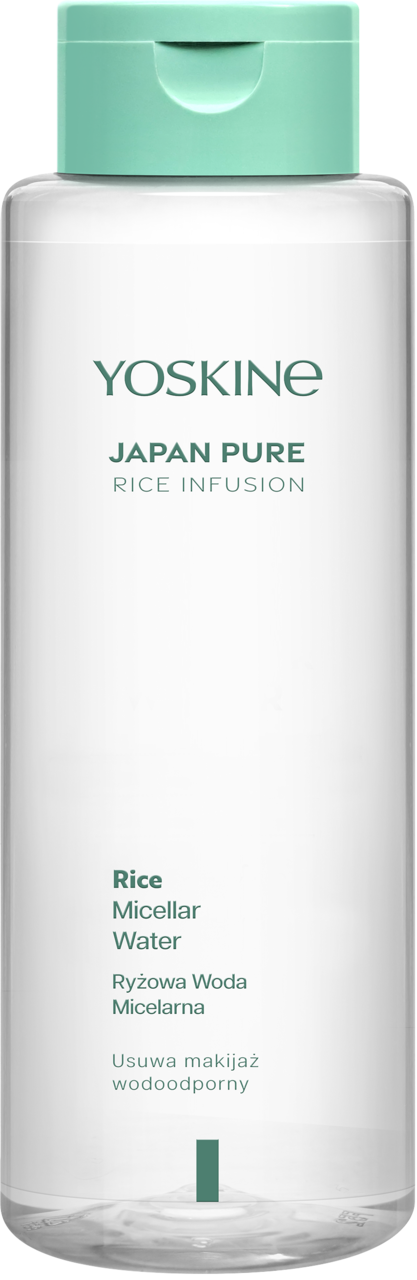 YOSKINE, Japan Pure Rice Infusion, woda micelarna, ryżowa, 400 ml