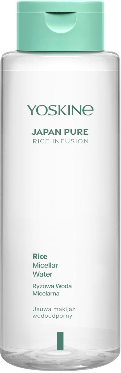 YOSKINE, Japan Pure Rice Infusion, woda micelarna, ryżowa, 400 ml