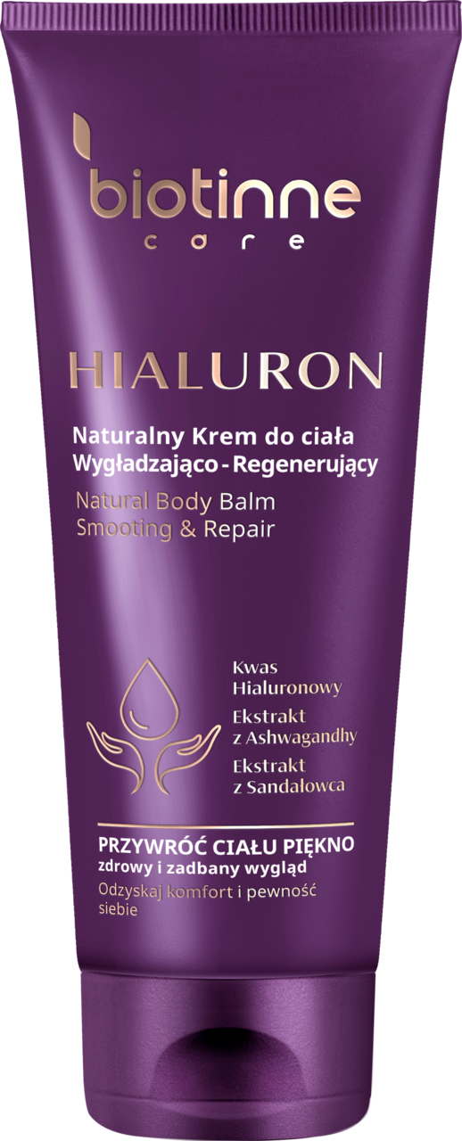 BIOTINNE CARE, Hyaluron, krem do ciała wygładzająco-regenerujący, 250 ml
