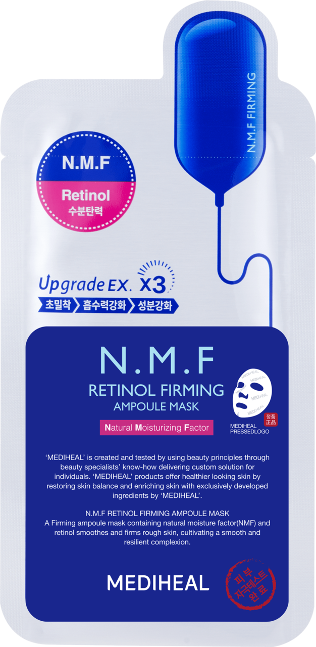 MEDIHEAL, N.M.F Retinol Firming, maska w płachcie, ujędrniająca, 27 ml