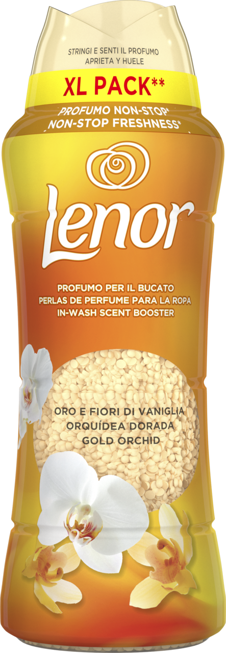 LENOR, perełki zapachowe do prania, Gold Orchid & Vanilla, 495 g