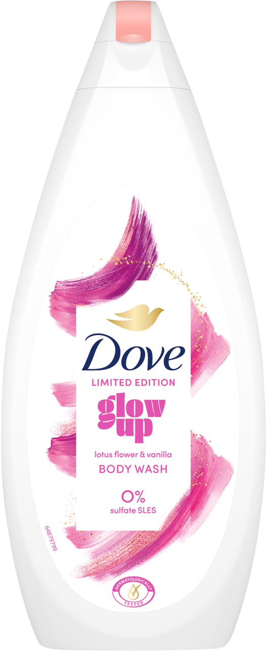 DOVE, Glow Up, żel pod prysznic, Kwiat Lotosu i Wanilia, 720 ml