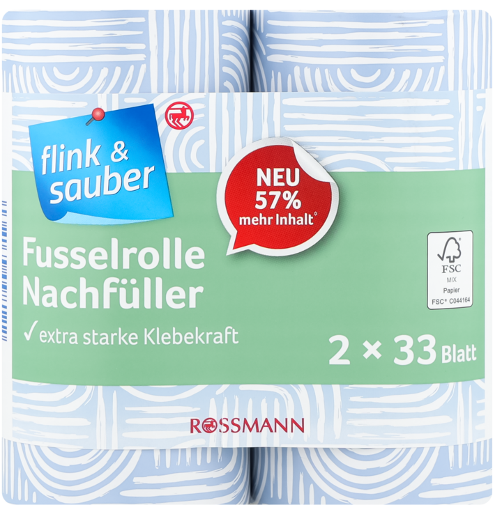 FLINK&SAUBER, rolki czyszczące do ubrań, zapas, 2 szt.