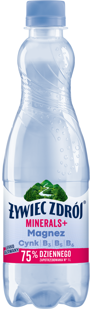 ŻYWIEC ZDRÓJ, Minerals+ , napój lekko gazowany z Magnezem, Cynkiem i ...
