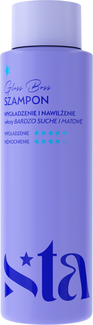 STARS, Gloss Boss, szampon do włosów, nawilżający, 300 ml
