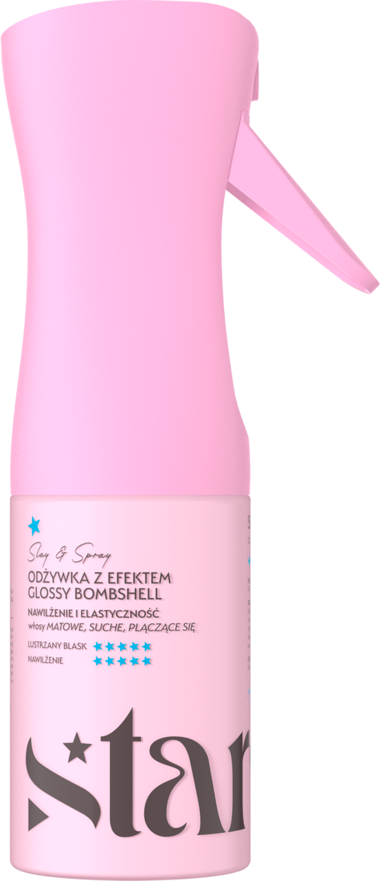 STARS, Slay & Spray, odżywka do włosów, w sprayu, nawilżenie i elastyczność, 150 ml