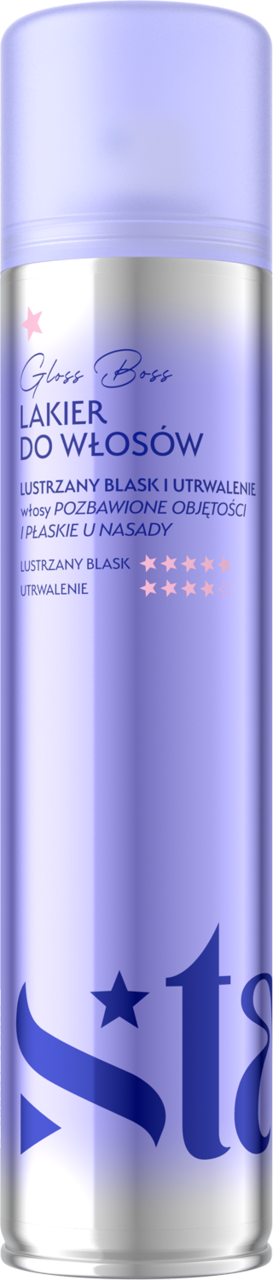 STARS, Gloss Boss, lakier do włosów, Glossy, 300 ml