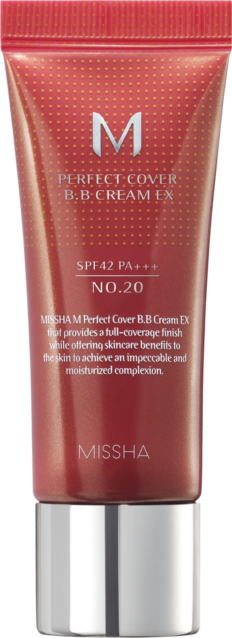 MISSHA, Perfect Cover, krem BB do twarzy, SPF 42, nr 20 Cool Beige, 20 ml