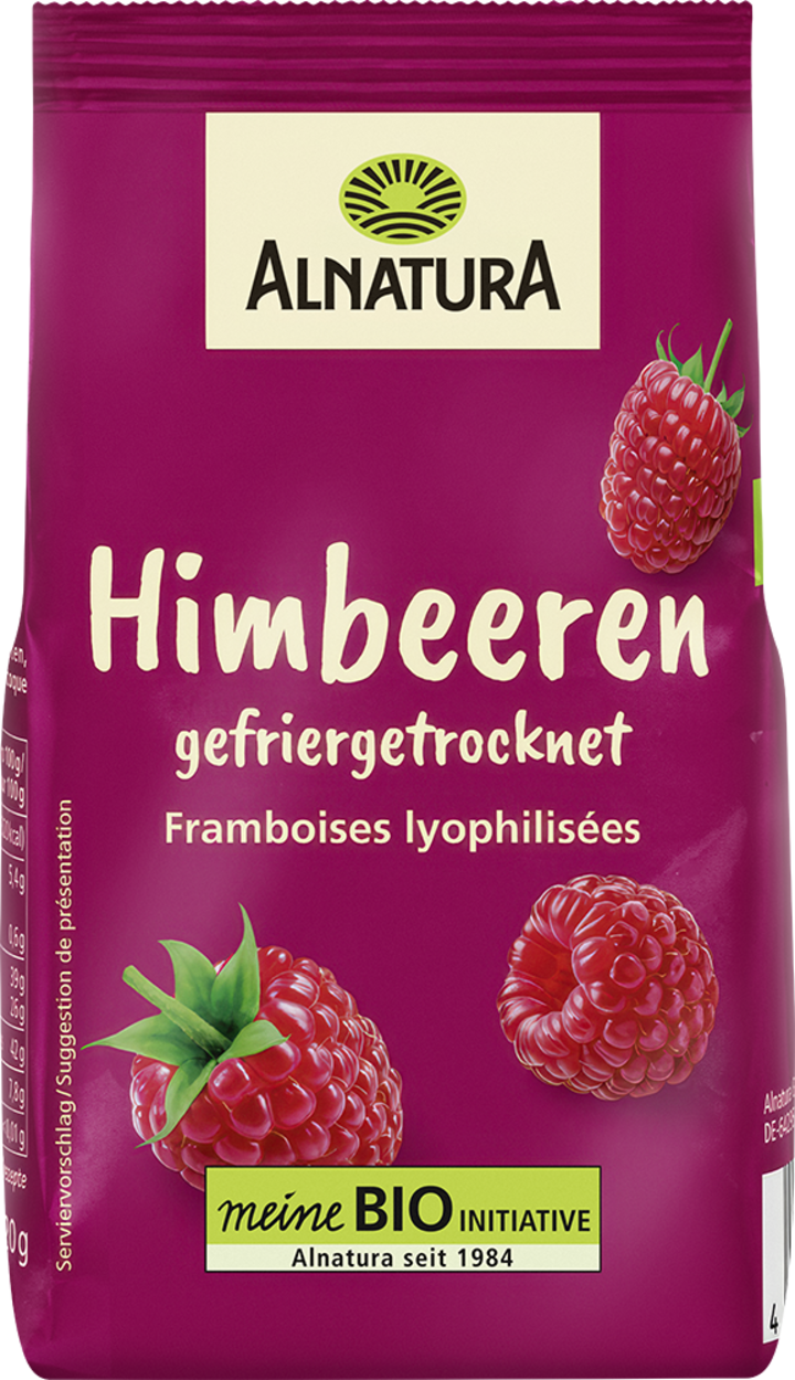 ALNATURA, owoce liofilizowane, Maliny, 20 g