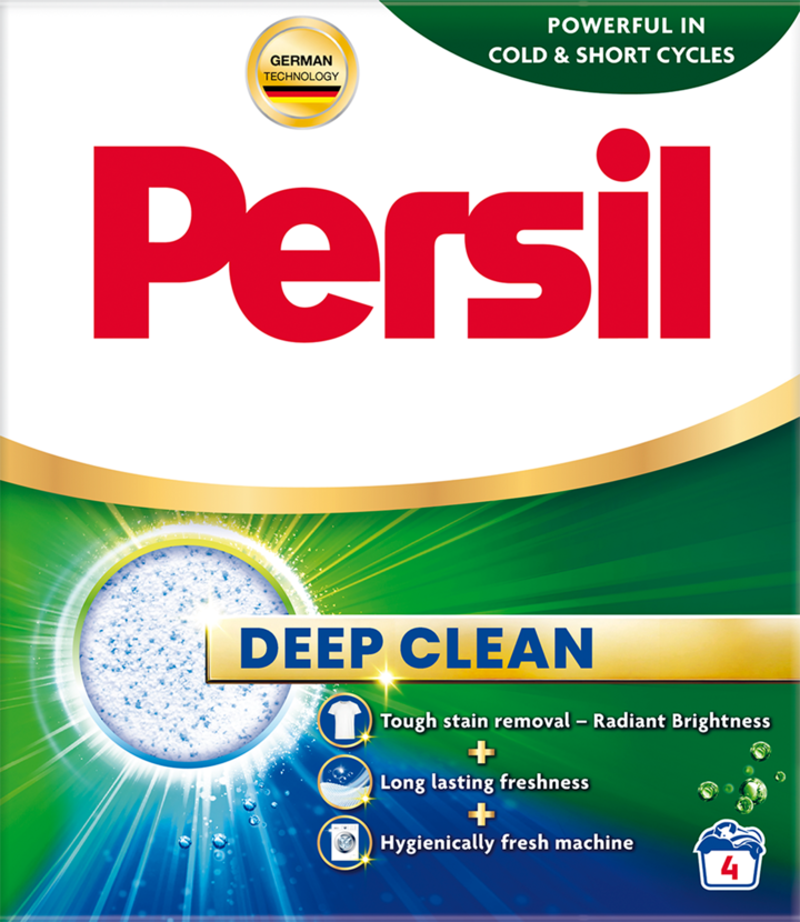 PERSIL, Deep Clean, proszek do prania tkanin białych, 220 g