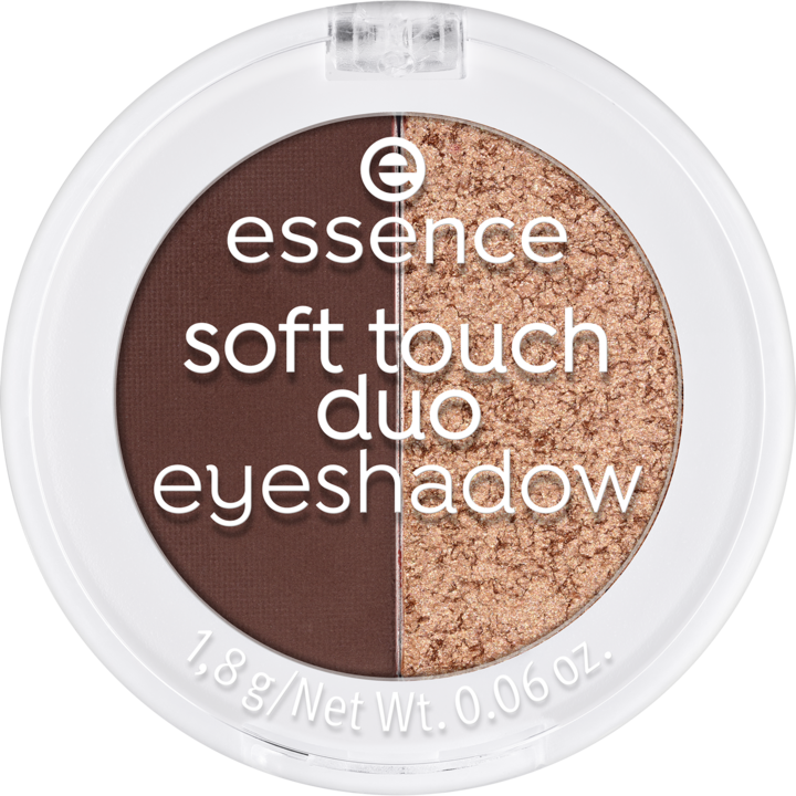 ESSENCE, Soft Touch Duo, cień do powiek, nr 04 Mocha Muse, 1,8 g