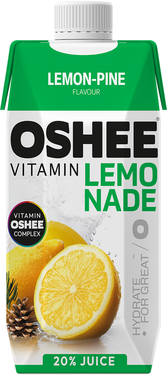 OSHEE, Vitamin Lemonade, napój niegazowany o smaku Cytryny i Sosny z dodatkiem witamin, 750 ml