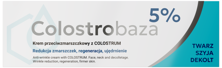 COLOSTROBAZA, 5%, krem do twarzy, przeciwzmarszczkowy z Colostrum, 30 g