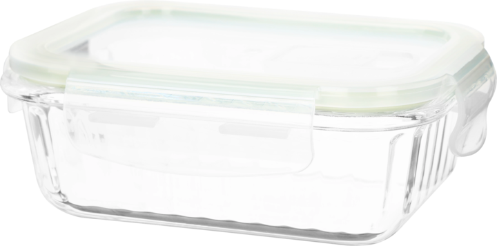 ELOY, pojemnik szklany z pokrywką, prostokątny, poj. 370ml,, 1 szt.