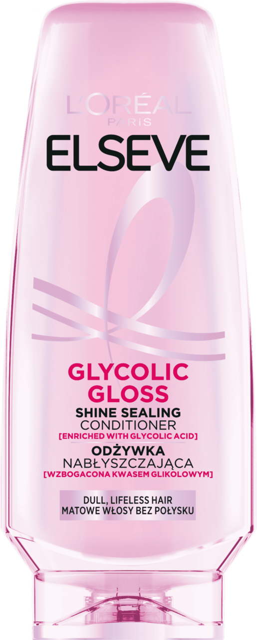 L'ORÉAL PARIS ELSEVE, Glycolic Gloss, odżywka do włosów, nabłyszczająca, 200 ml