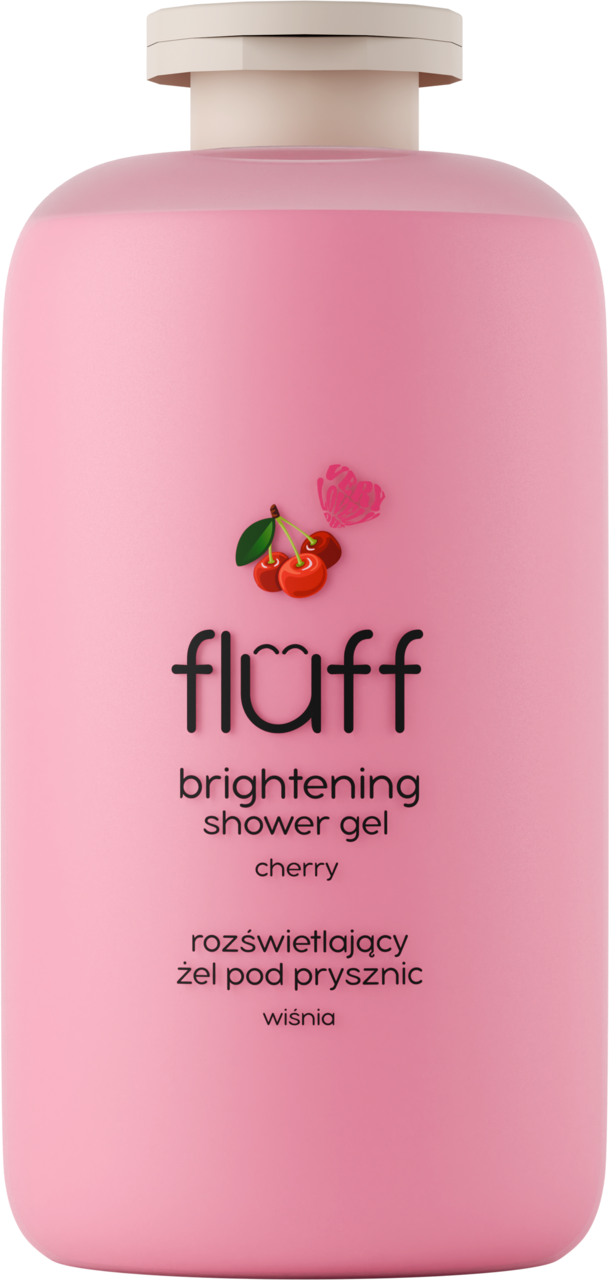FLUFF, , żel pod prysznic, rozświetlający, Wiśnia, 500 ml | Drogeria ...