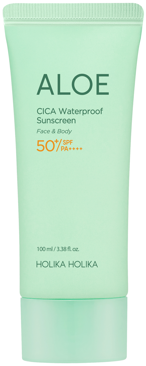 HOLIKA HOLIKA, Aloe, żel przeciwsłoneczny do twarzy i ciała, wodoodporny, SPF 50+ PA++++, 100 ml