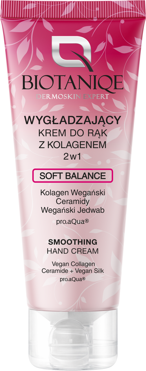 BIOTANIQE, Dermoskin Expert Soft Balance, krem do rąk z kolagenem, wygładzający, 75 ml