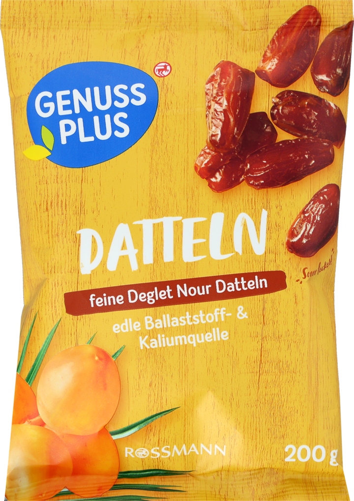 GENUSS PLUS, daktyle drylowane, 200 g