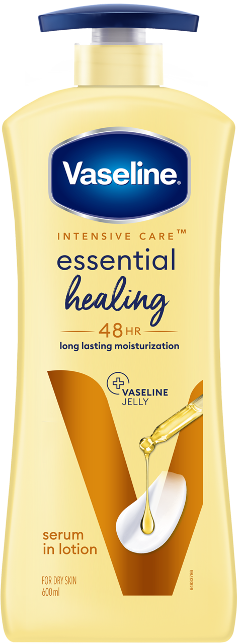 VASELINE, Intensive Care Essential Healing, balsam do ciała, nawilżający, 600 ml