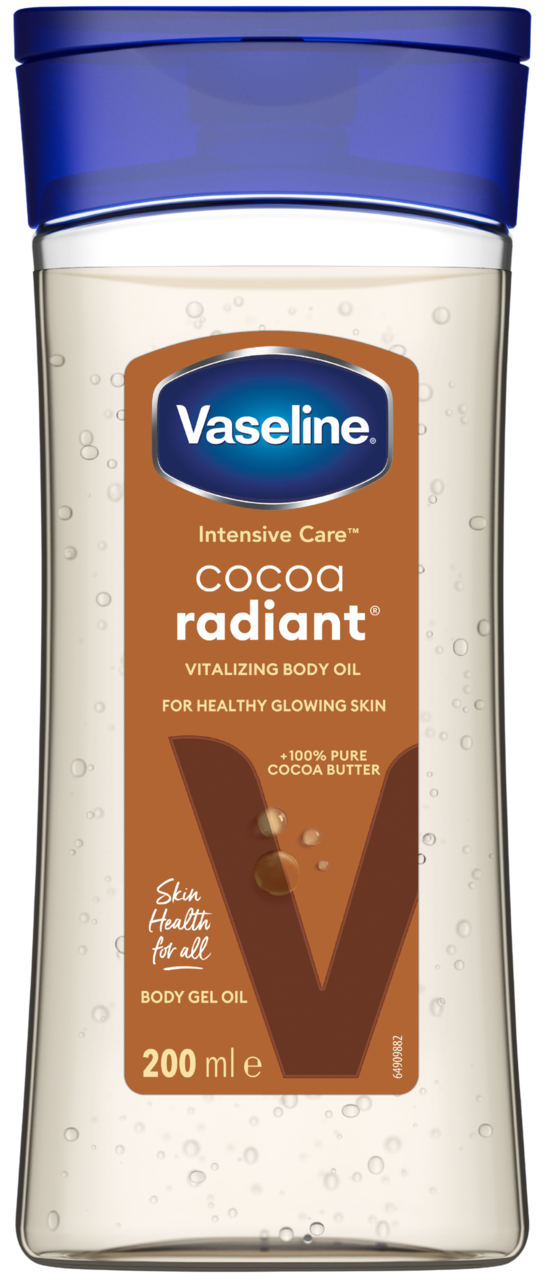 VASELINE, Intensive Care Cocoa Radiant, olejek do ciała, energetyzujący, 200 ml
