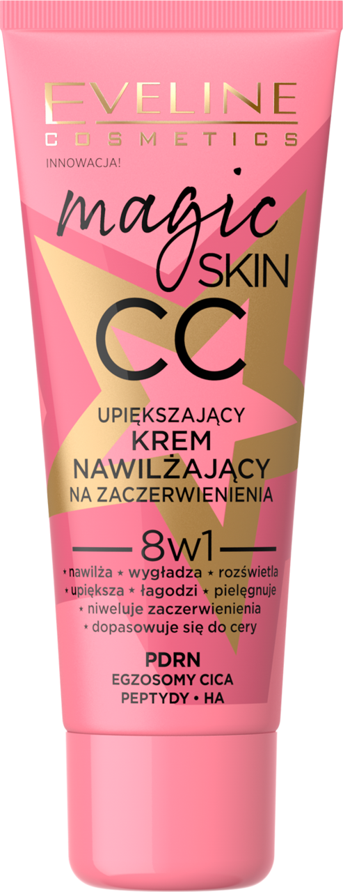 EVELINE COSMETICS, Magic Skin, krem CC, nawilżający, na zaczerwienienia, 30 ml