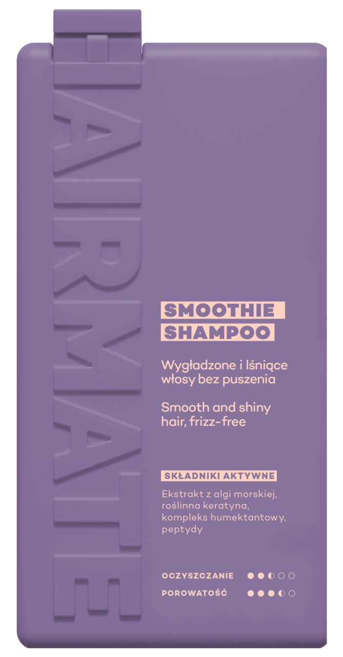 HAIRMATE, Smoothie, szampon do włosów, wygładzający, przeciw puszeniu, 250 ml