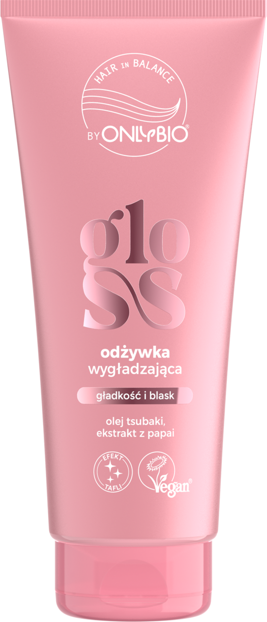 ONLYBIO HAIR IN BALANCE, Gloss, odżywka do włosów, wygładzająca, 200 ml
