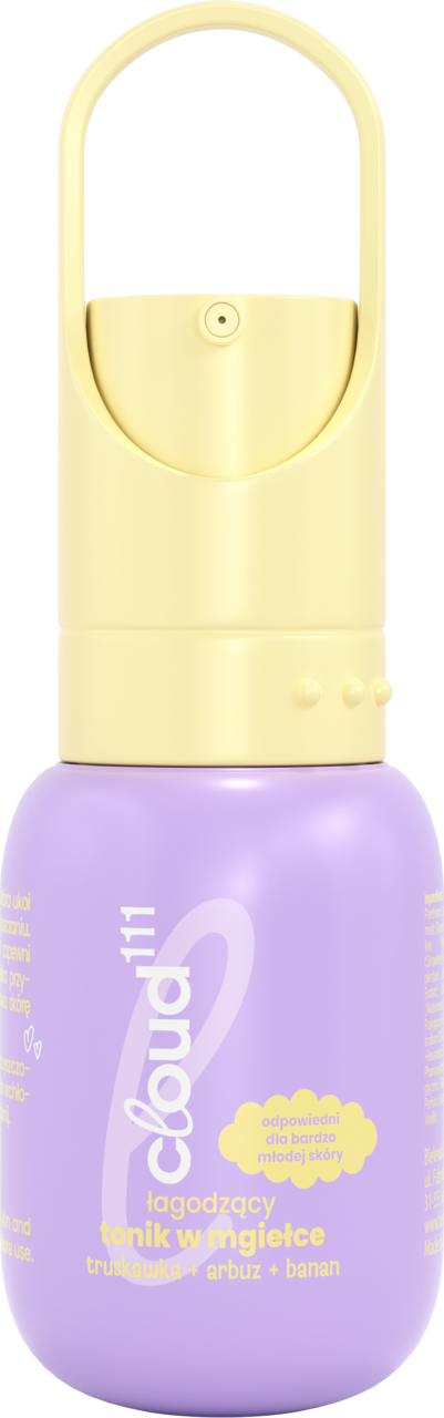 CLOUD111, tonik do twarzy, w mgiełce, kojąco-nawilżający, 80 ml