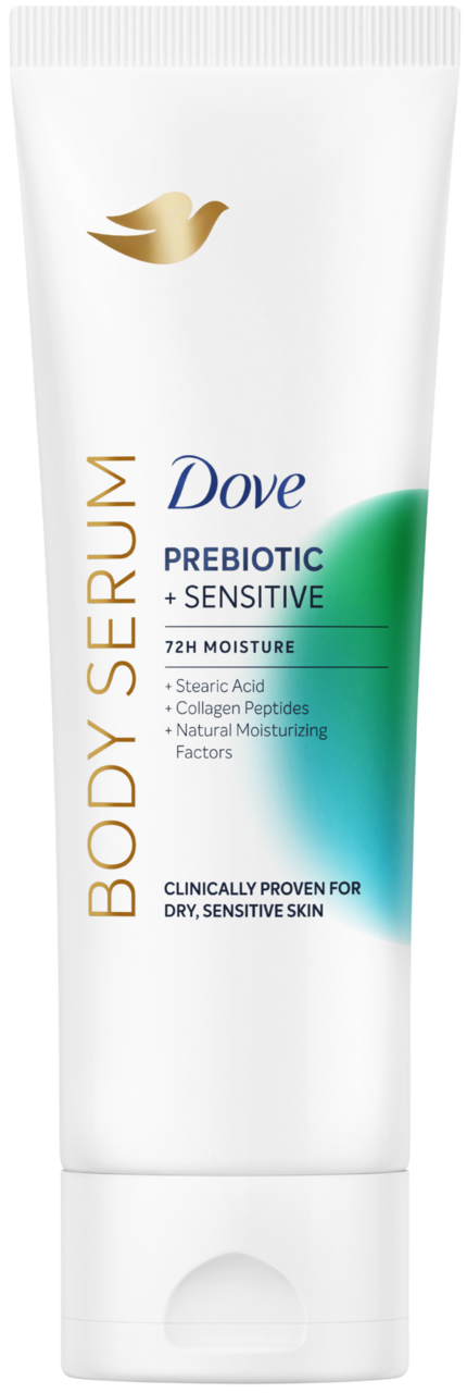 DOVE, Body Serum Prebiotic + Sensitive, balsam do ciała, nawilżający, 200 ml