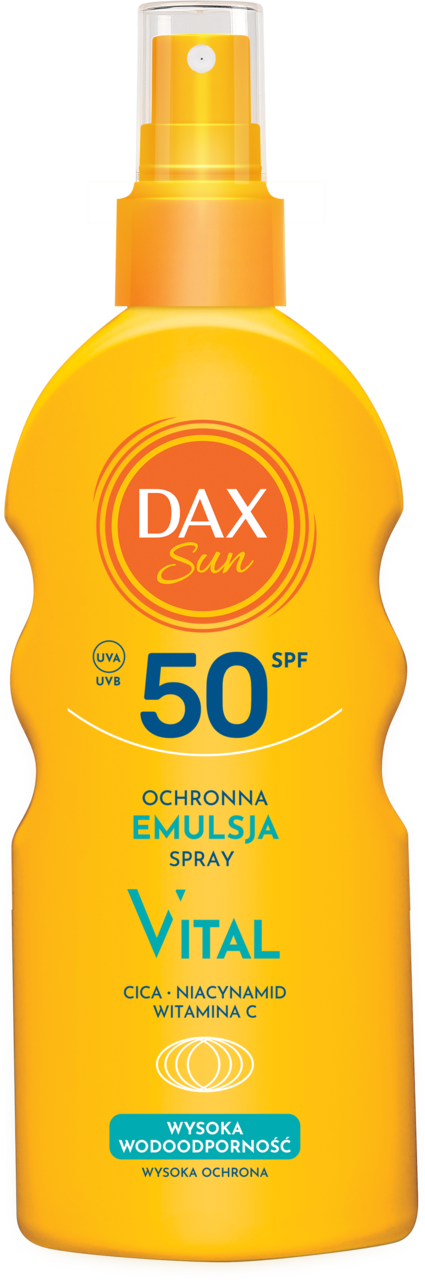 DAX SUN, Vital, emulsja ochronna w sprayu, przeciwsłoneczna, SPF 50;, 200 ml